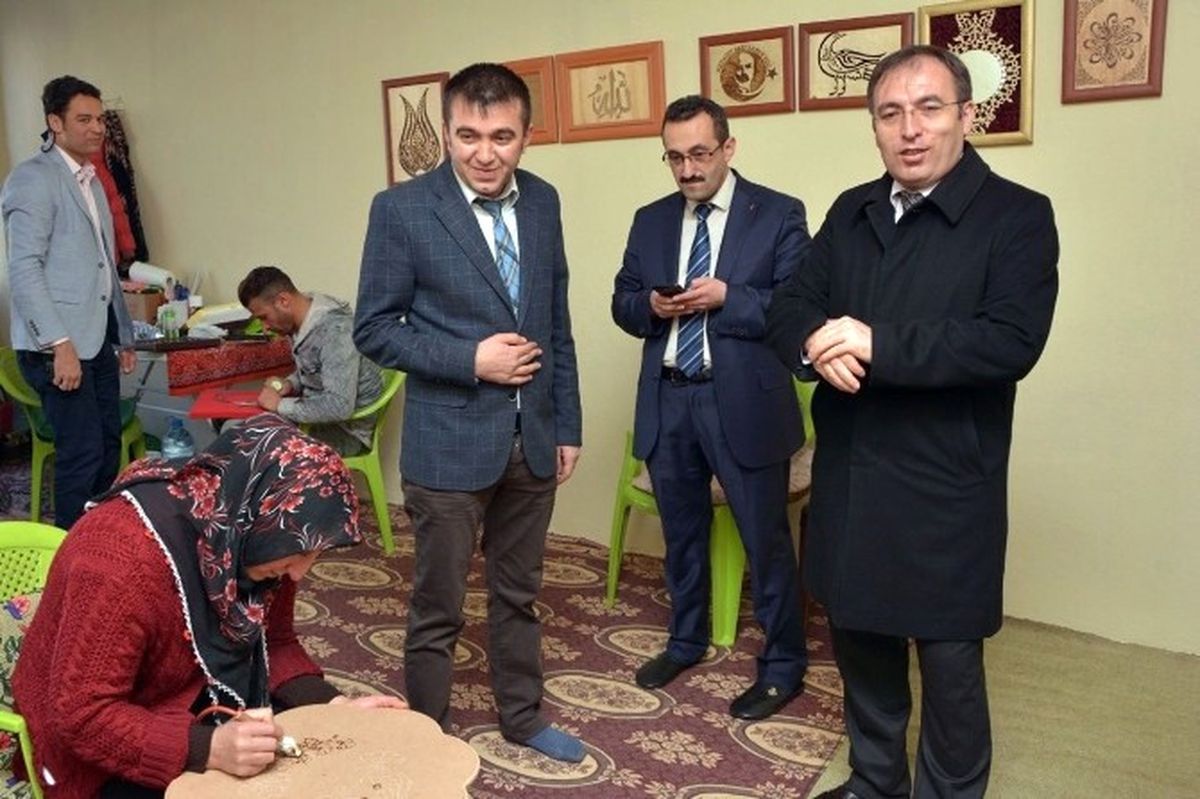 Başkan Akgül\'ün Kurs Ziyareti