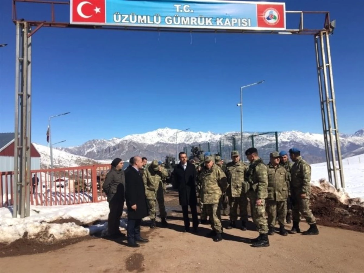 Korgeneral Çetin\'den Üzümlü Sınır Kapısına Ziyaret