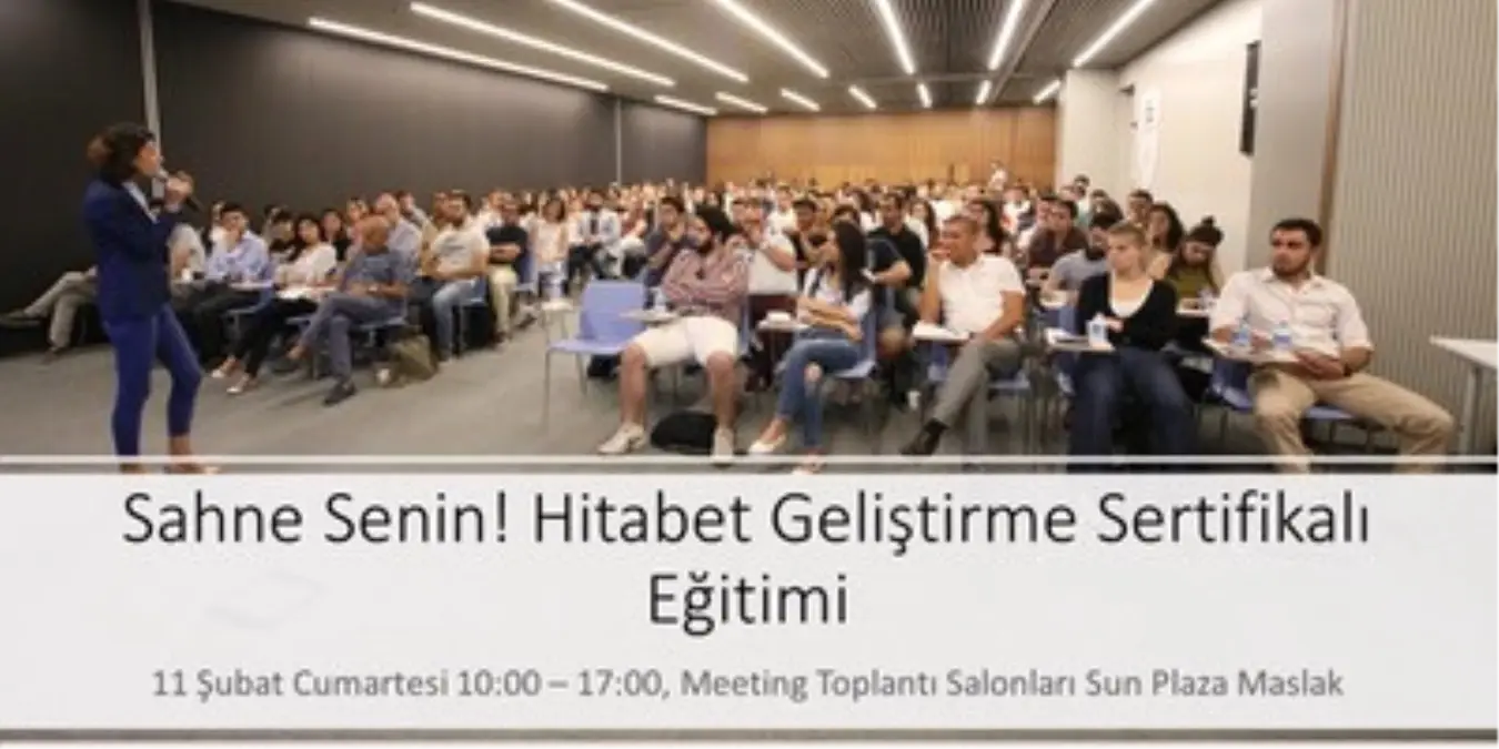 Sahne Senin! Hitabet Geliştirme Sertifikalı Eğitimi