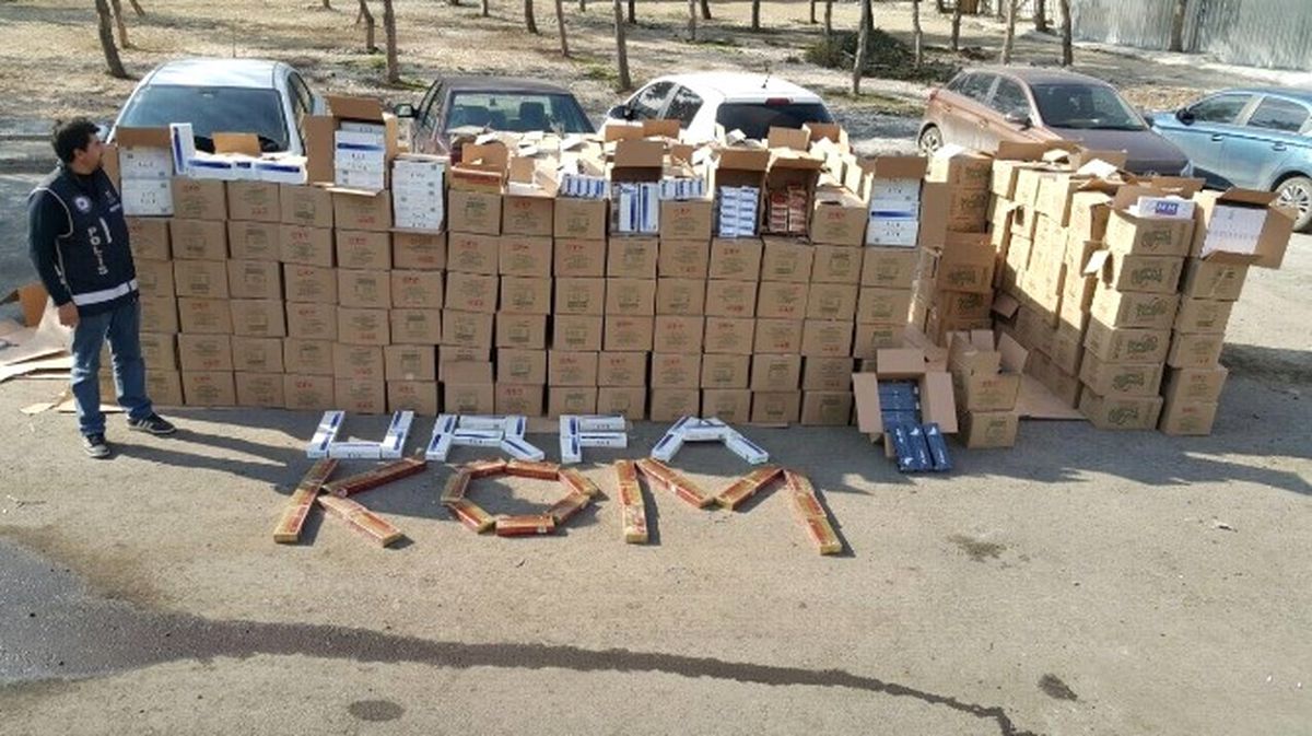 Şanlıurfa\'da 101 Bin 390 Paket Sigara Ele Geçirildi