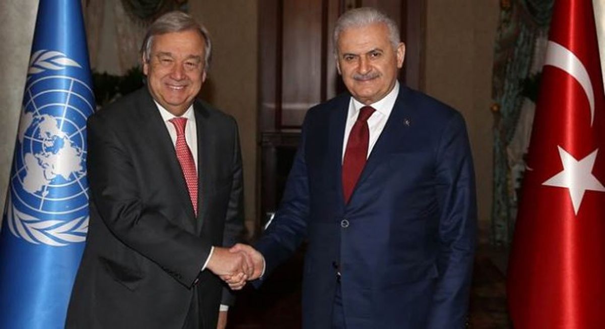 Yıldırım ve Guterres\'den Ortak Açıklama