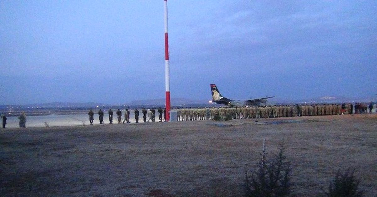 El Bab Şehidi Teğmen Yayla\'nın Cenazesi Memleketine Uğurlandı