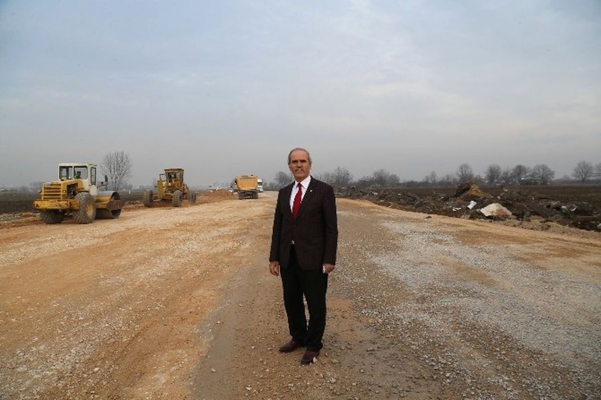 İnegöl Çevre Yolunda Hummalı Çalışma