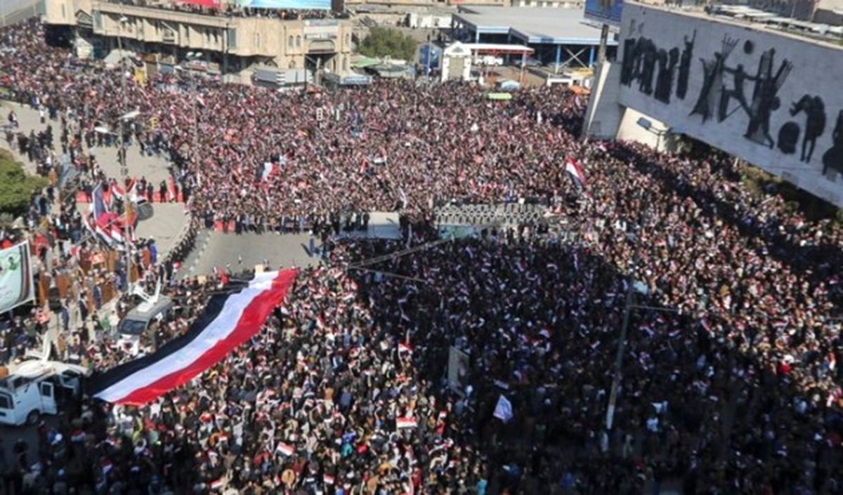 Irak\'ta Halk Sokaklarda