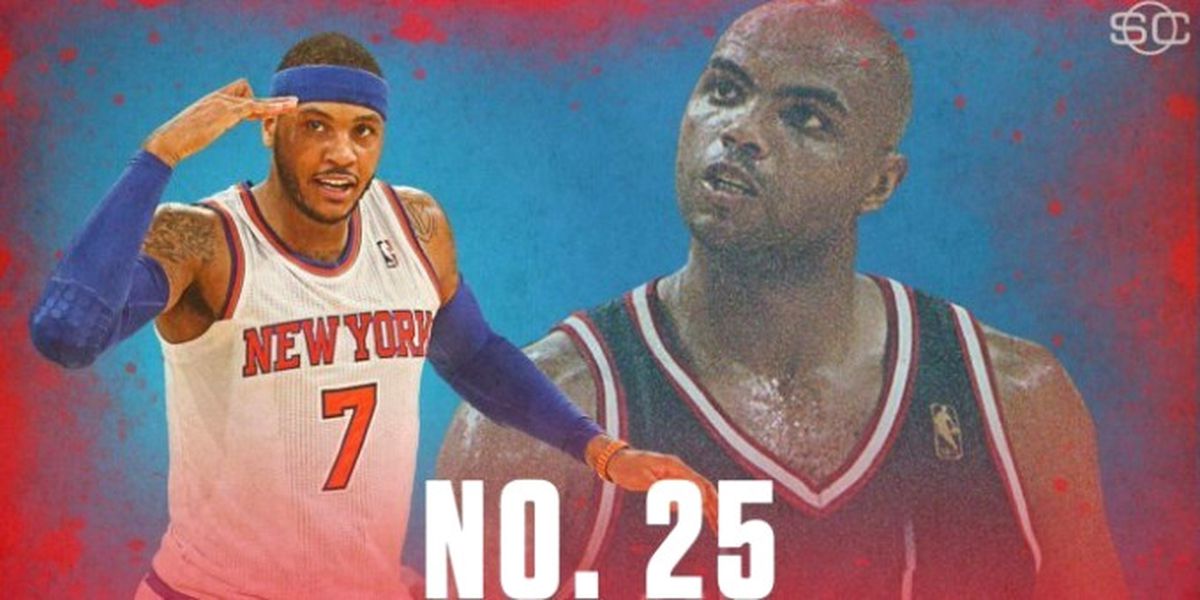 Carmelo Anthony Nba Tarihinin En İyileri Arasında