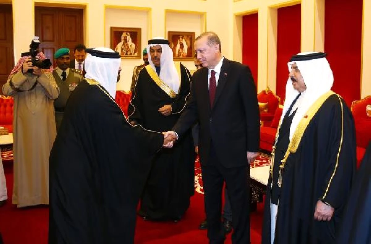 Cumhurbaşkanı Erdoğan, Bahreyn Başbakanı ve Bahreyn Veliaht Prensini Kabul Etti (Yeniden)