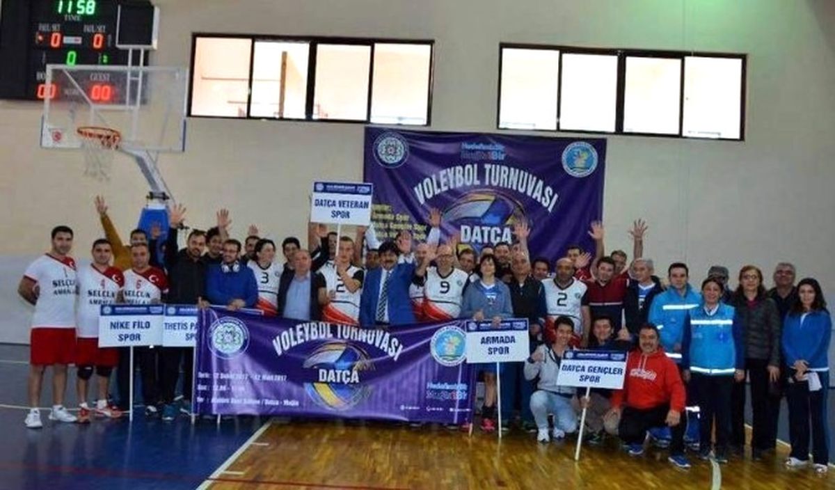 Datça Voleybol Turnuvası Başladı