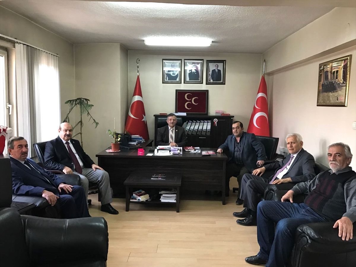 Esob Başkanı Konak, MHP İl Başkanını Ziyaret Etti