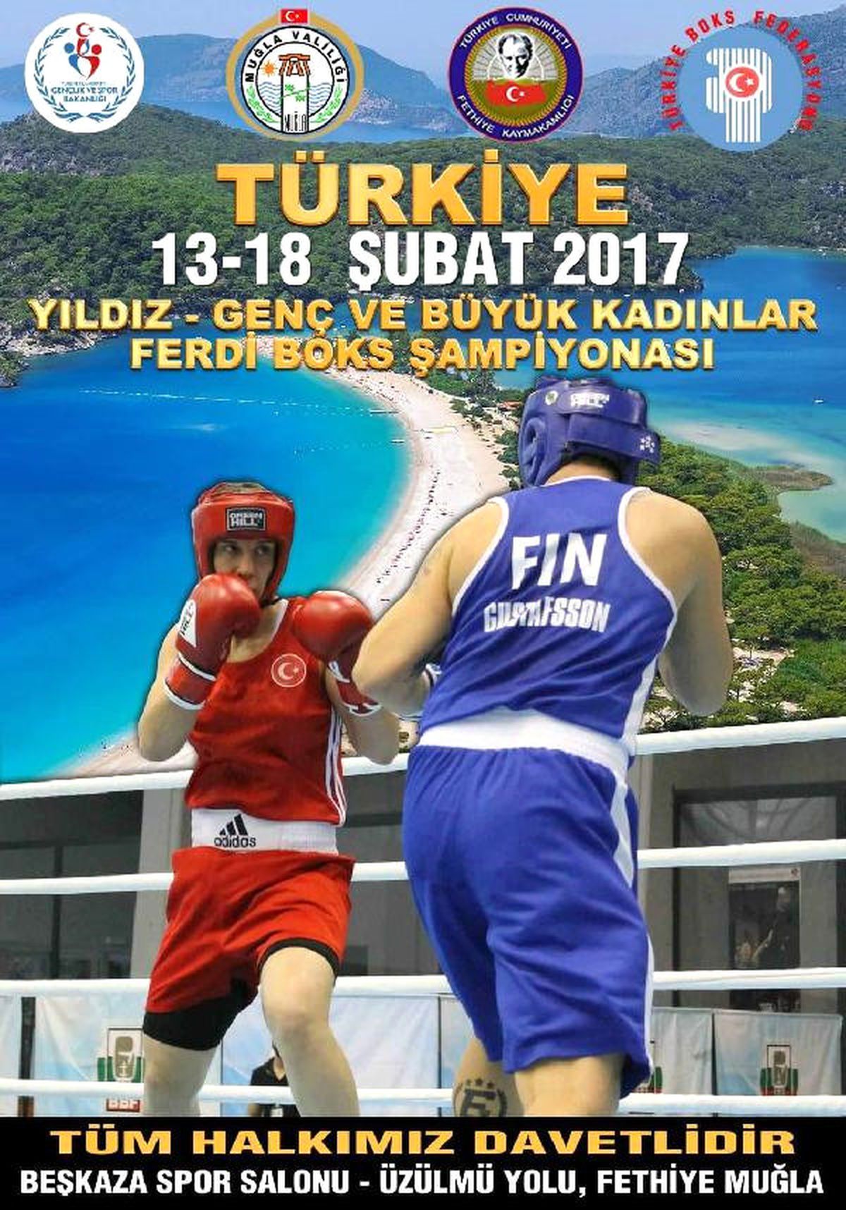 Kadın Boksörler Fethiye\'de Sahne Alıyor