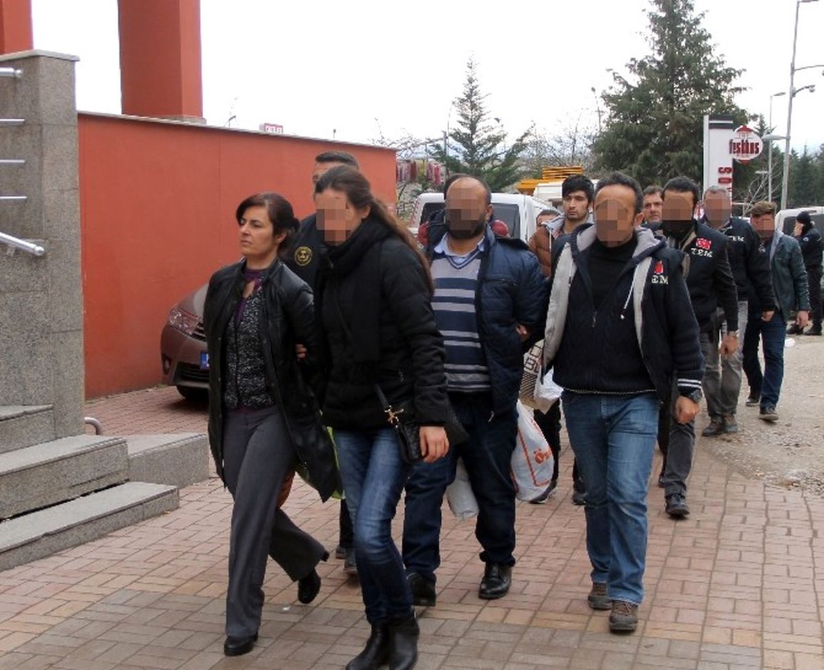 Kocaeli\'de PKK Operasyonu: 6 Kişi Adliyeye Getirildi