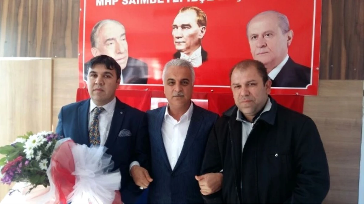 MHP Aladağ ve Saimbeyli\'de Bayrak Değişimi