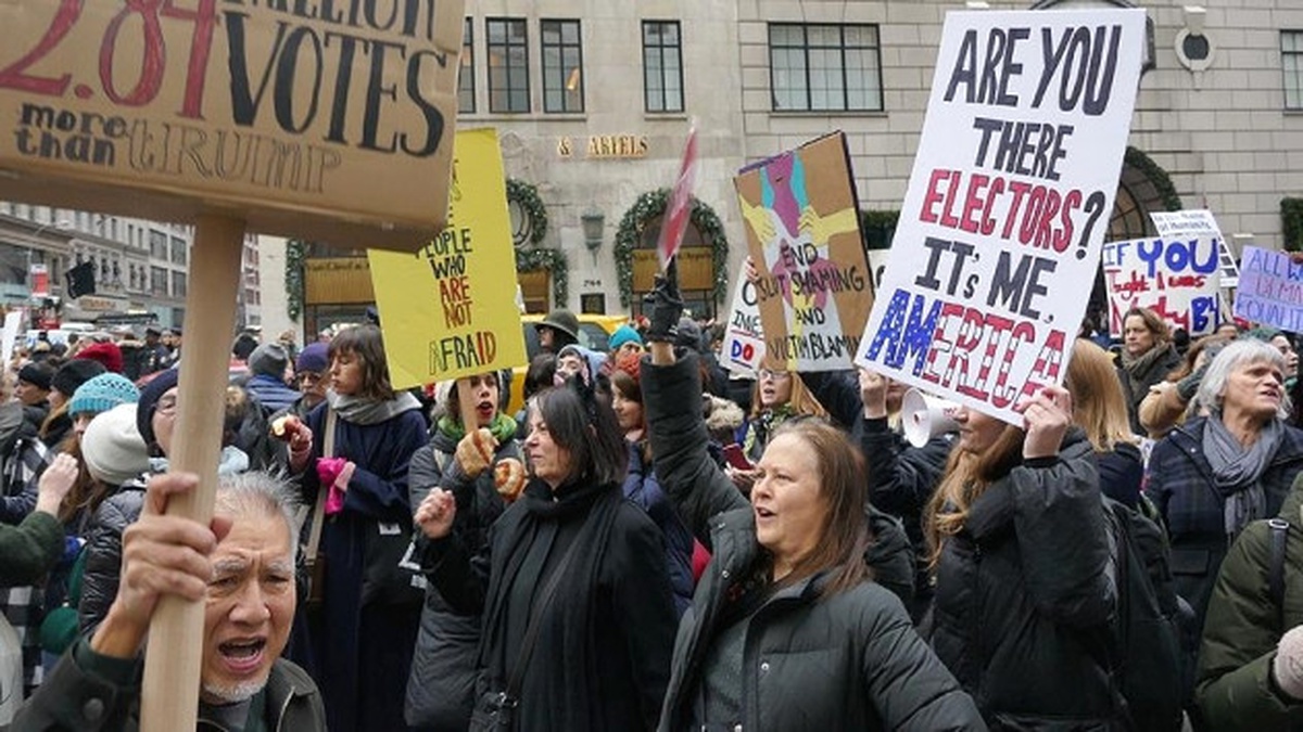 New York\'taki Yahudilerden Trump Karşıtı Miting