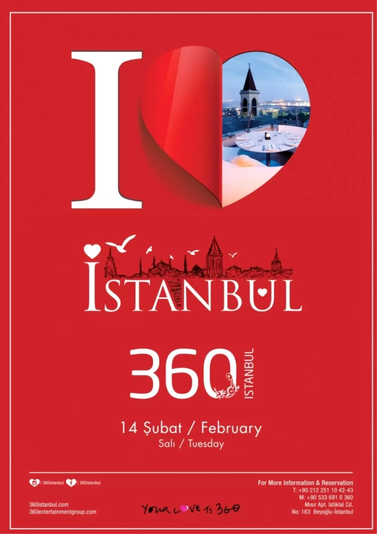 14th February Valentine\'s Day - 360 Istanbul -