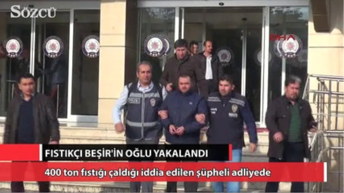 400 Ton Fıstığı Çaldığı İddia Edilen Şüpheli Adliyede