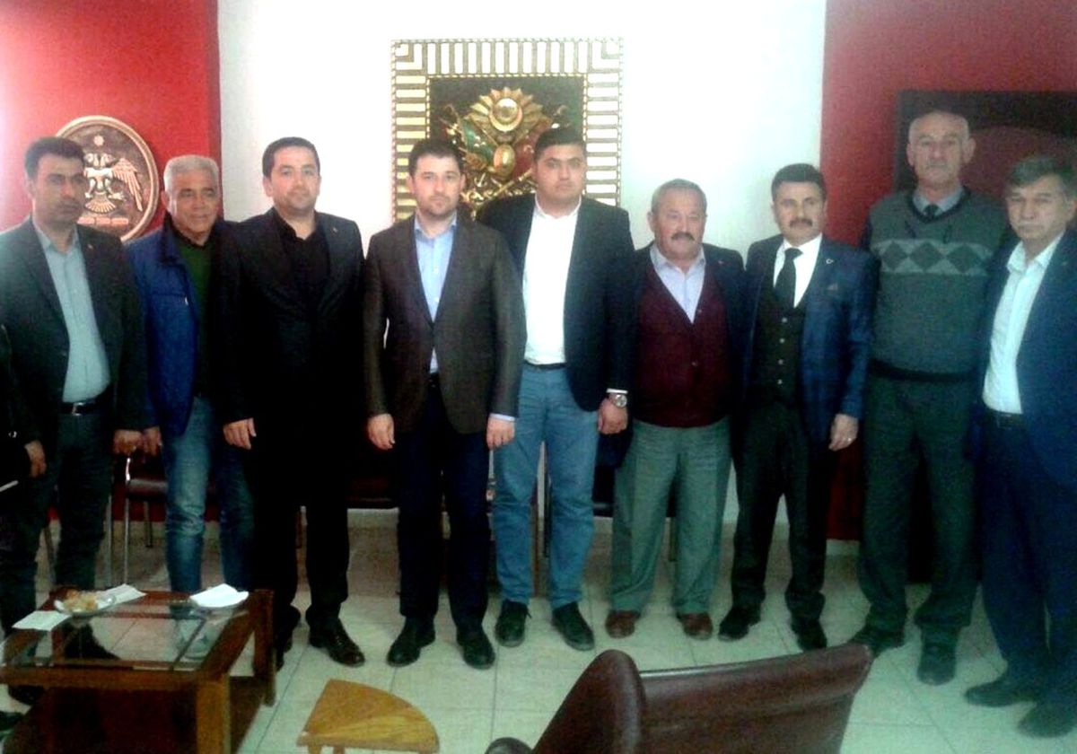 AK Parti Mezitli Yönetiminden MHP Mezitli'ye Ziyaret