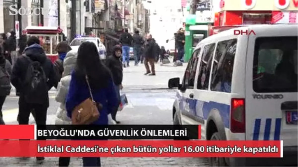 Beyoğlu\'nda Güvenlik Önlemleri