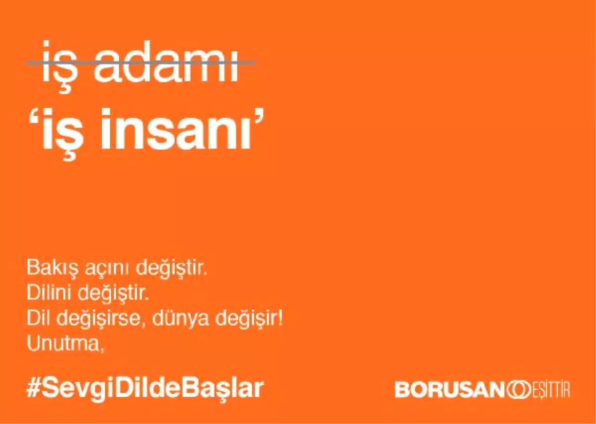 Borusan\'dan Cinsiyet Ayrımcılığına Karşı Rehber