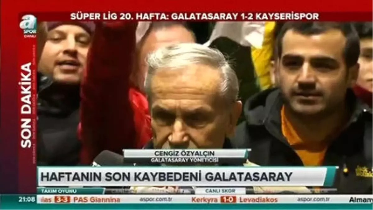 Canlı Yayında Galatasaraylı Yöneticiye Tepki!