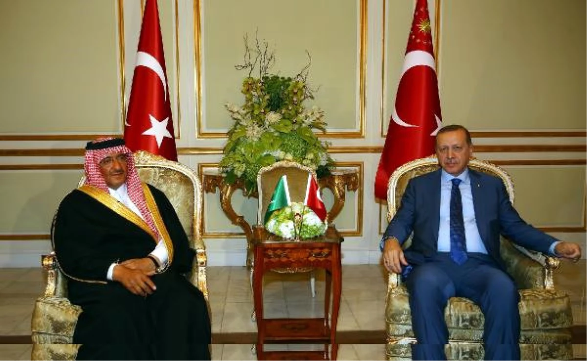 Erdoğan, Suudi Arabistan Velıaht Prensı Muhammed Bın Naıf\'le Görüştü