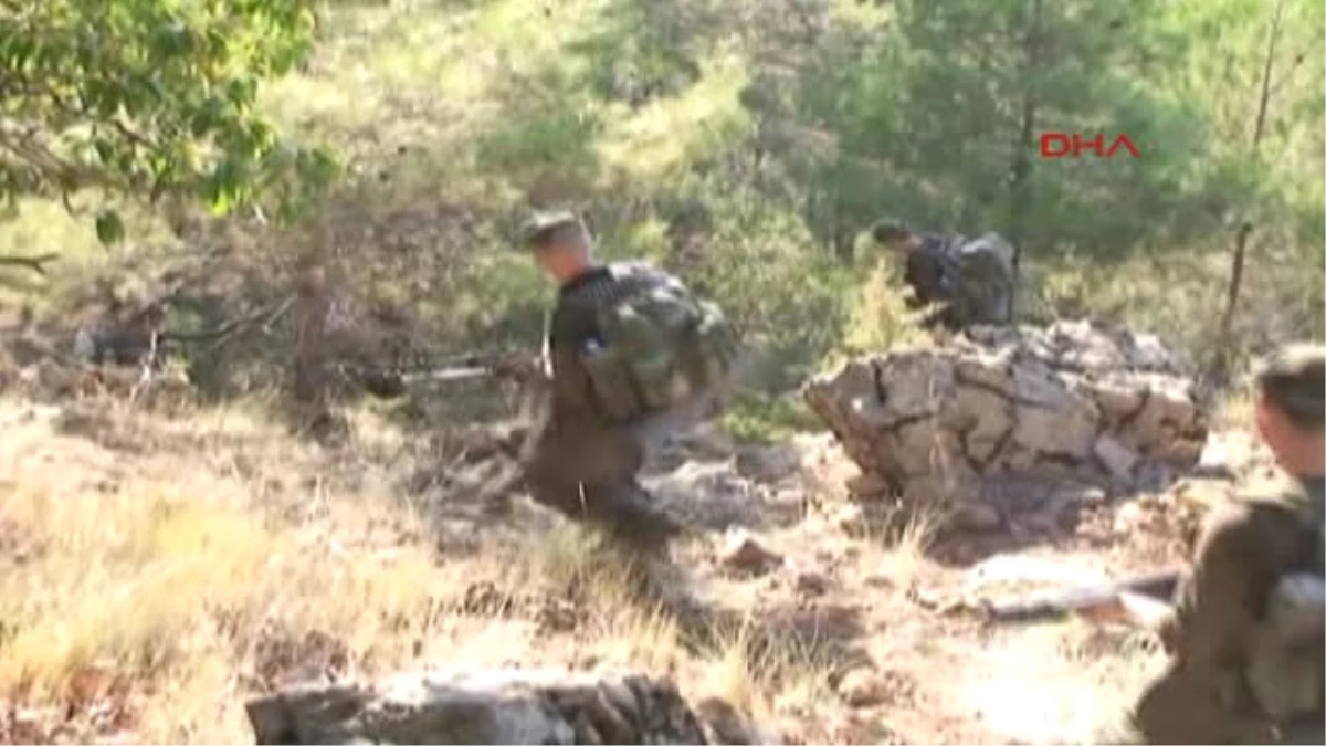 Hatay\'ın Dörtyol Ilçesi Amonos Dağı Bölgesinde PKK\' Lı Teröristlerle Çıkan Çatışmada 1 Uzman...