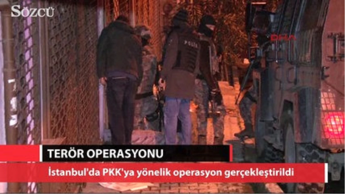 İstanbul\'da Helikopter Destekli Terör Operasyonu