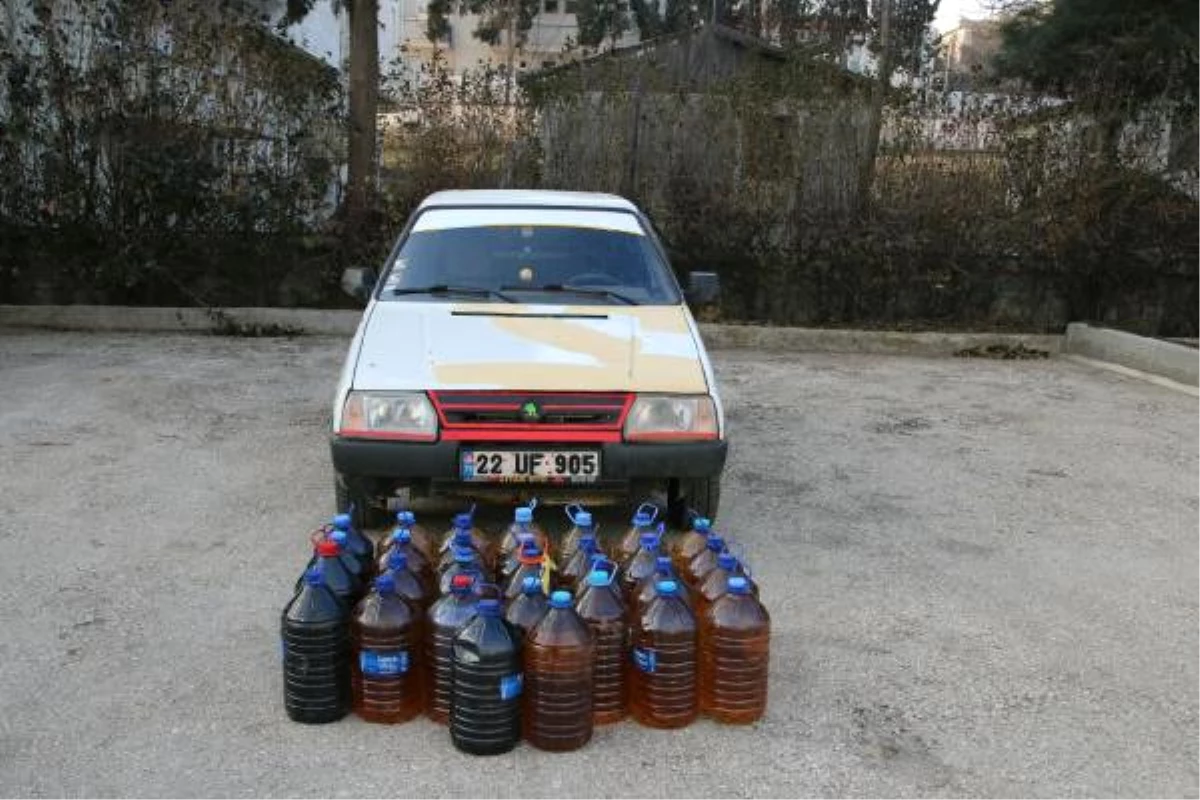 Jandarma, 500 Litre Kaçak Şarap Ele Geçirdi