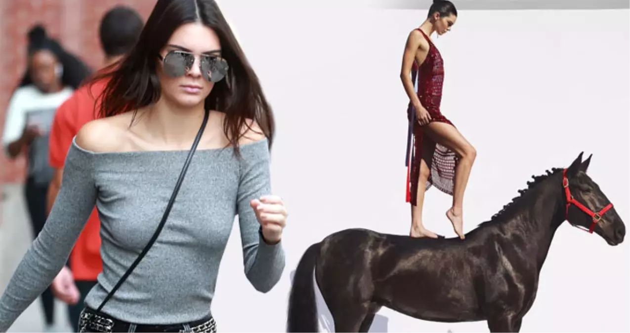 Kendall Jenner, Instagram\'dan At Üstündeki Fotoğrafını Paylaştı