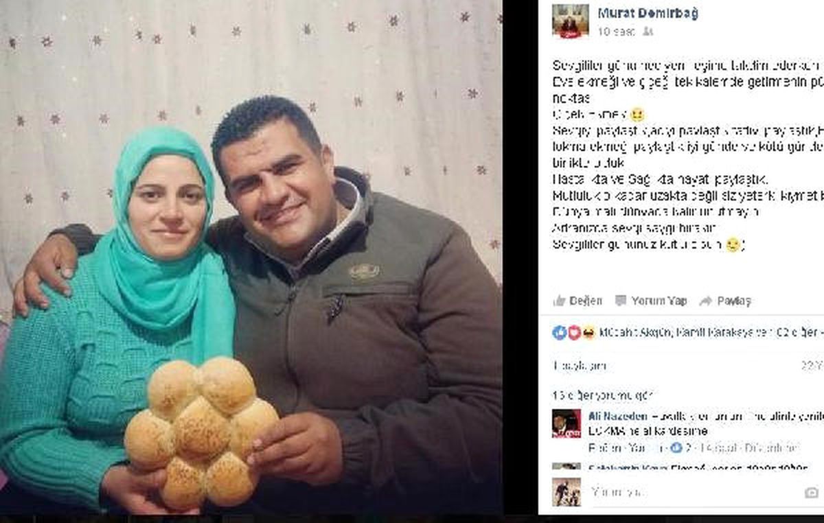 Sevgiler Günü Hediyesi Çiçek Ekmek