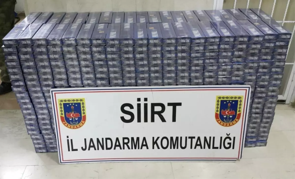 Siirt\'te 31 Bin Paket Kaçak Sigara Ele Geçirildi