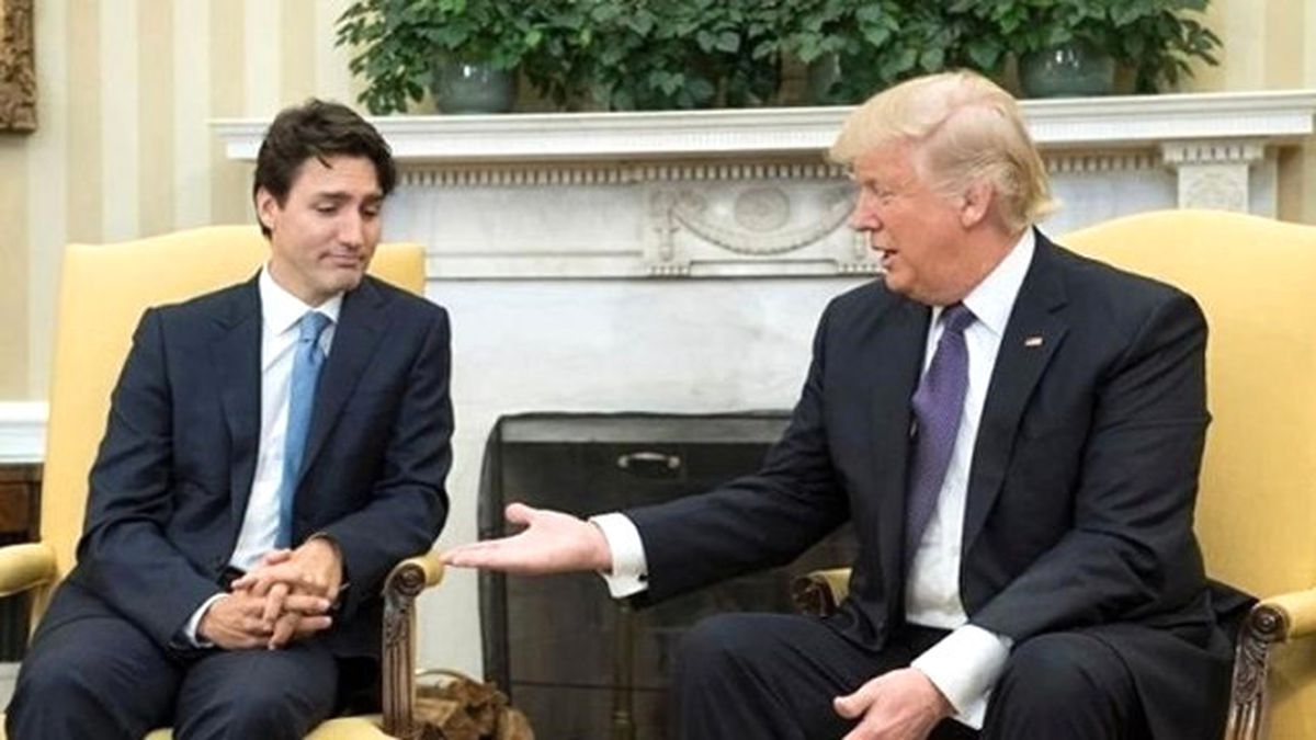 Trump ve Trudeau Basın Toplantısı Düzenledi
