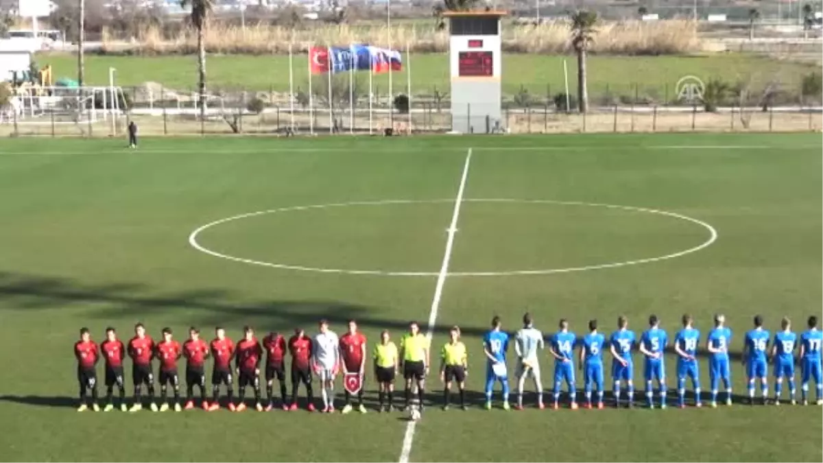 17 Yaş Altı Milli Takımı, Hazırlık Maçında Slovakya\'yı 3-2 Yendi