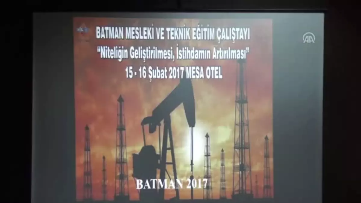 Batman\'da Mesleki ve Teknik Eğitim Çalıştayı