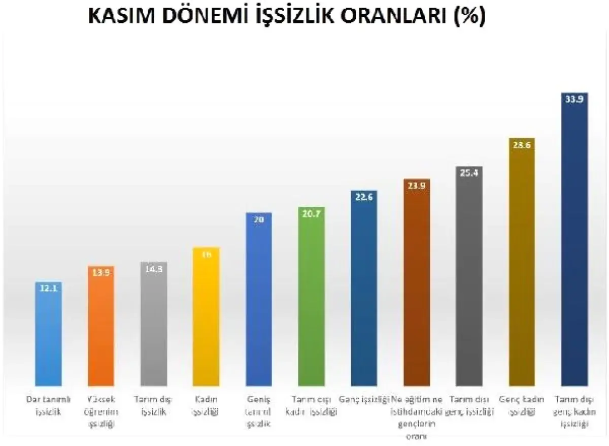 Disk-Ar: İşsizlik İstikrarlı Biçimde Yükseliyor