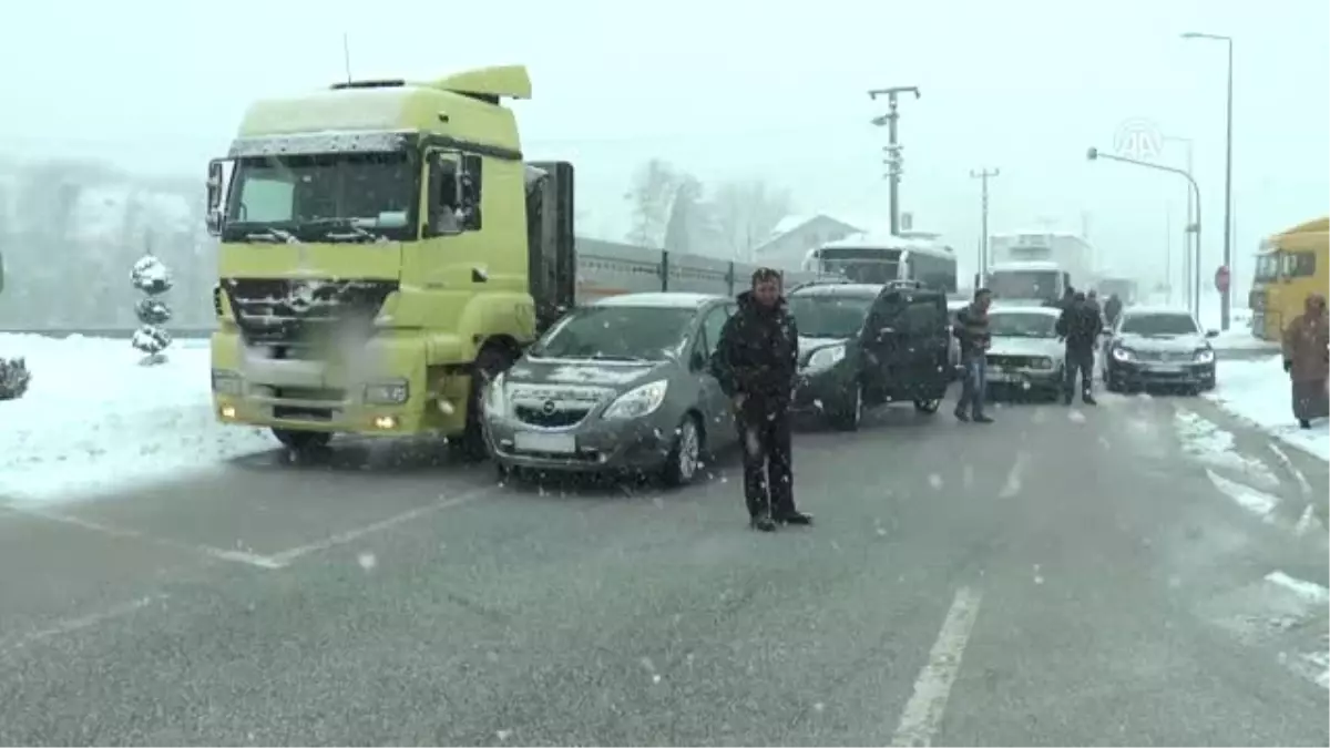 Düzce\'de Yoğun Kar Yağışı