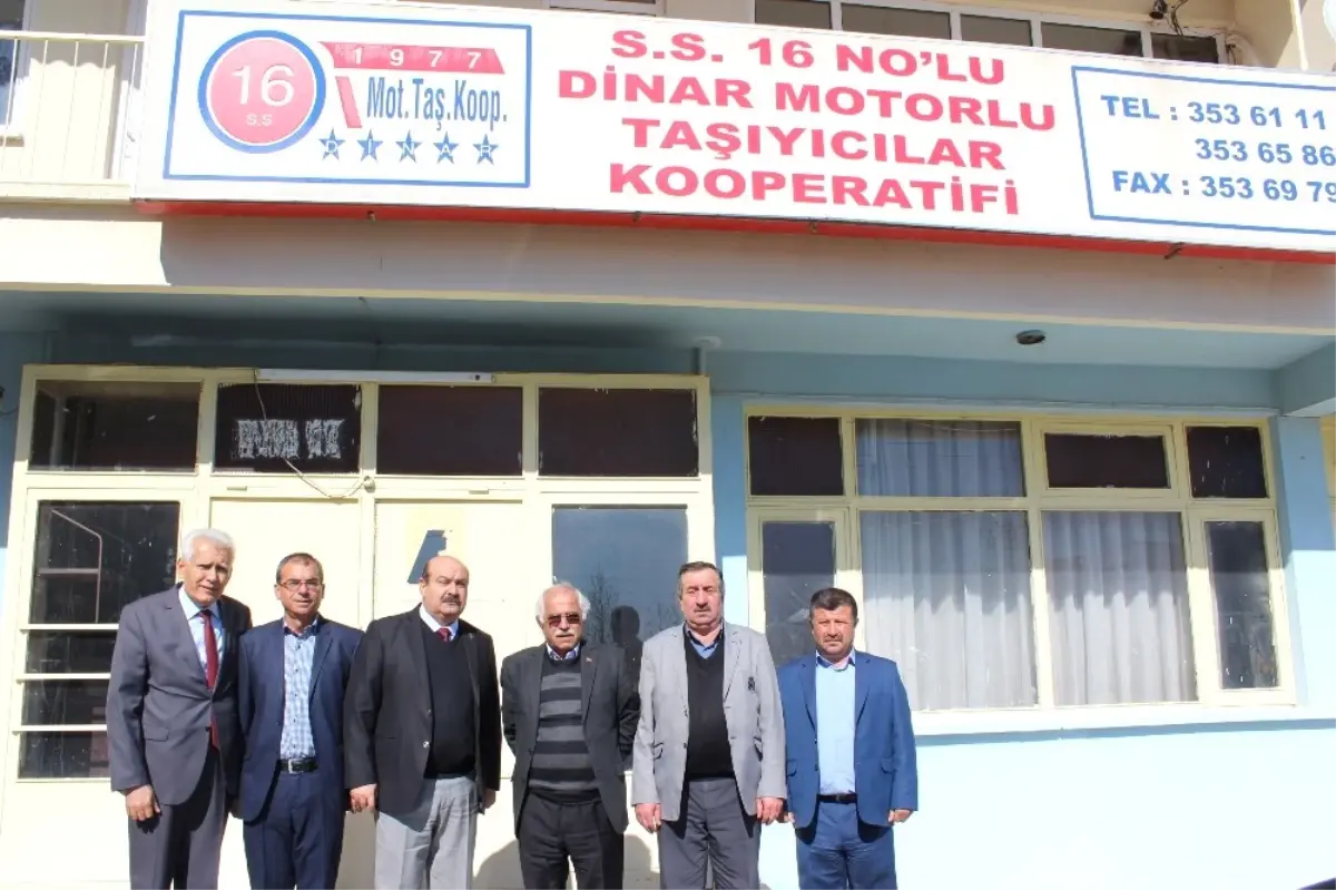 Esob Başkanı Konak, Dinar\'da Çeşitli Ziyaretlerde Bulundu