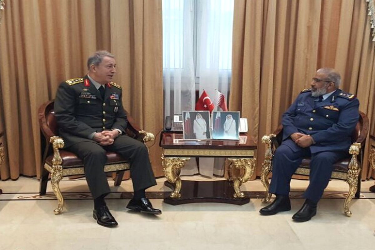 Orgeneral Akar, Katar Genelkurmay Başkanı ile Görüştü
