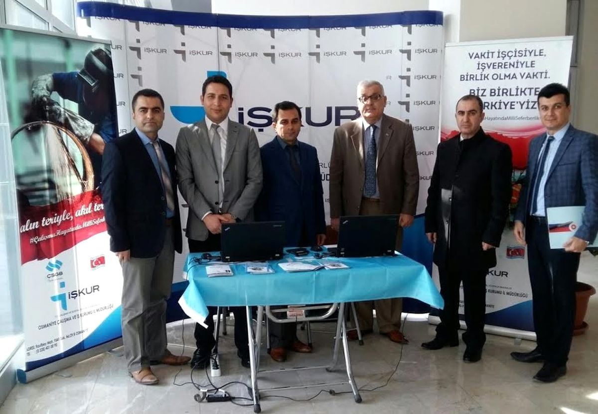 Osmaniye\'de İşkur Bilgilendirme Standı Açtı