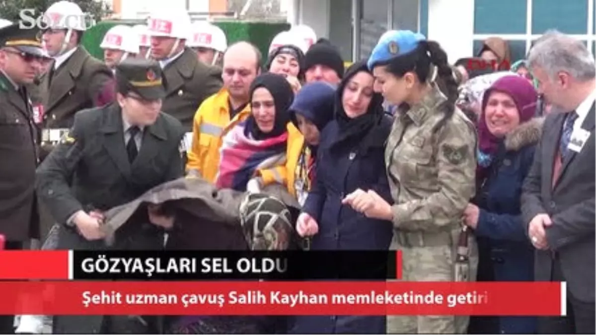 Şehit Jandarma Uzman Çavuş Salih Kayan\'ın Cenazesi Samsun\'da