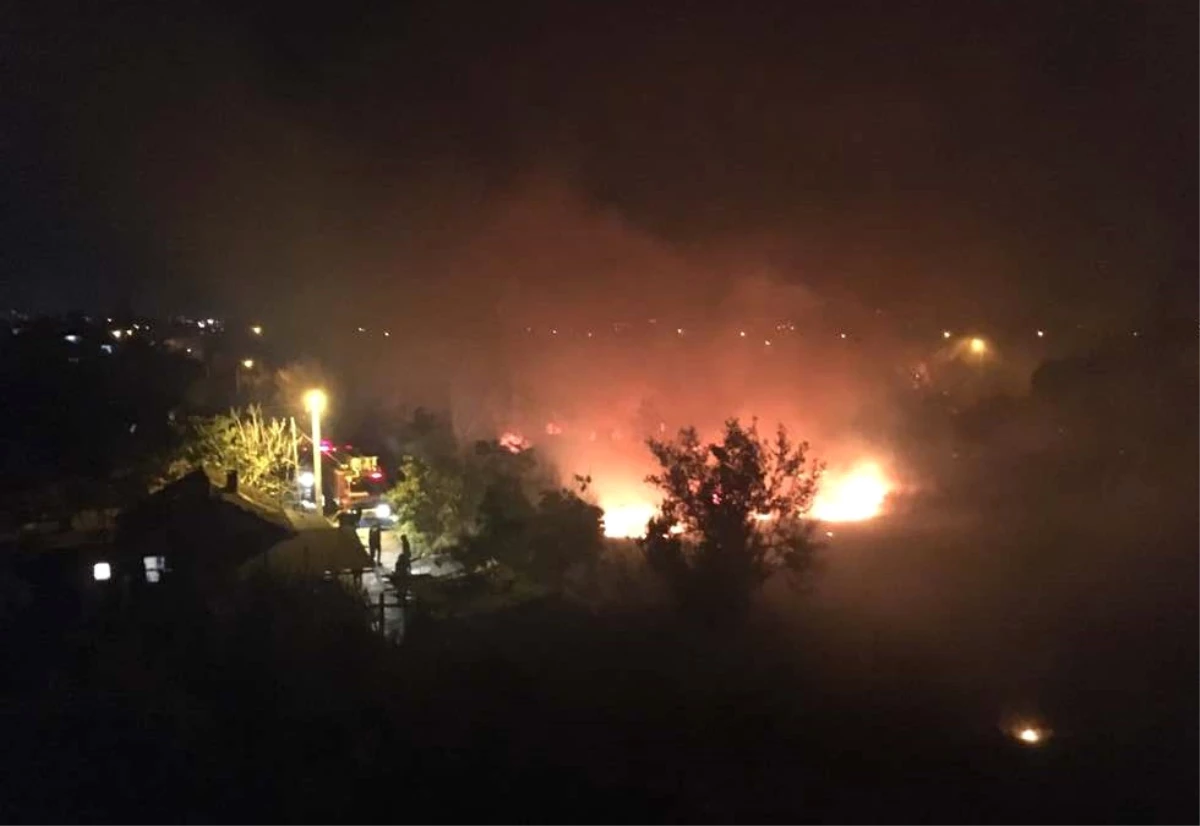 Antalya\'da Ot Yangını Korkuttu