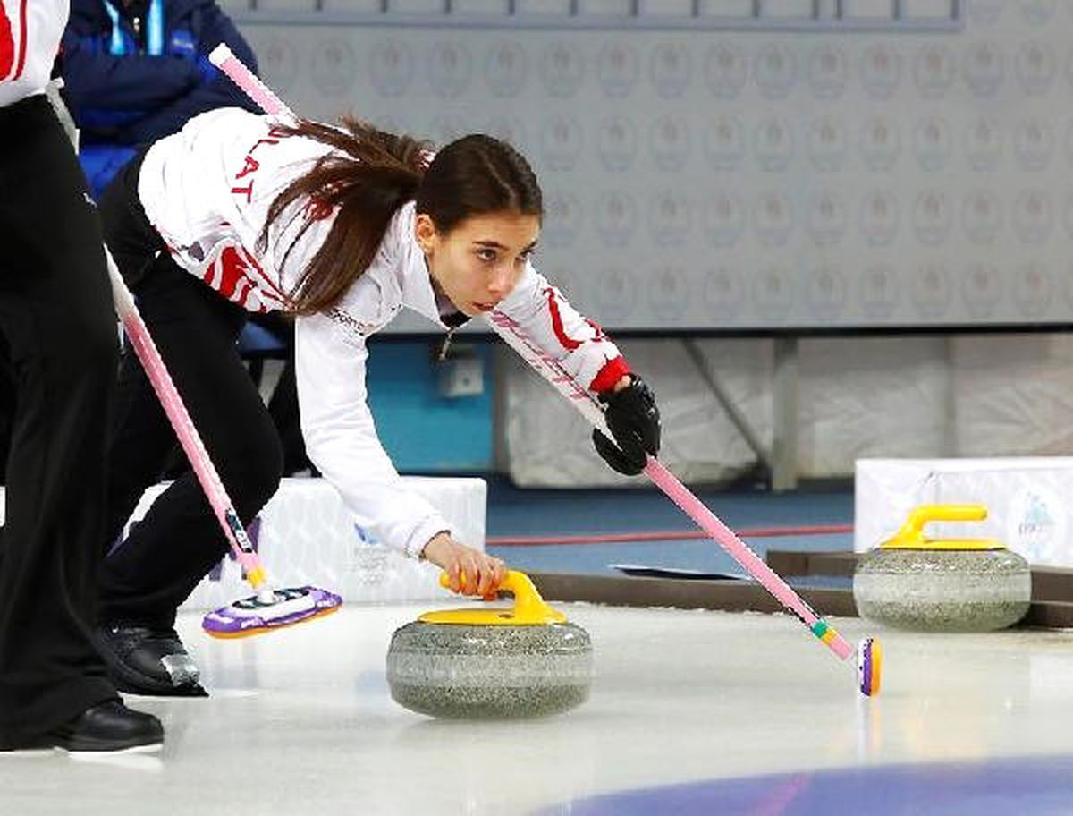 Curling Kızlarda Türkiye Grup Lideri