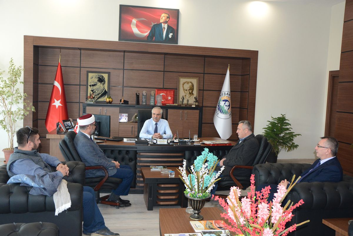 İskeçe Müftüsü Ahmet Mete\'den Mehmet Özcan\'a ziyaret
