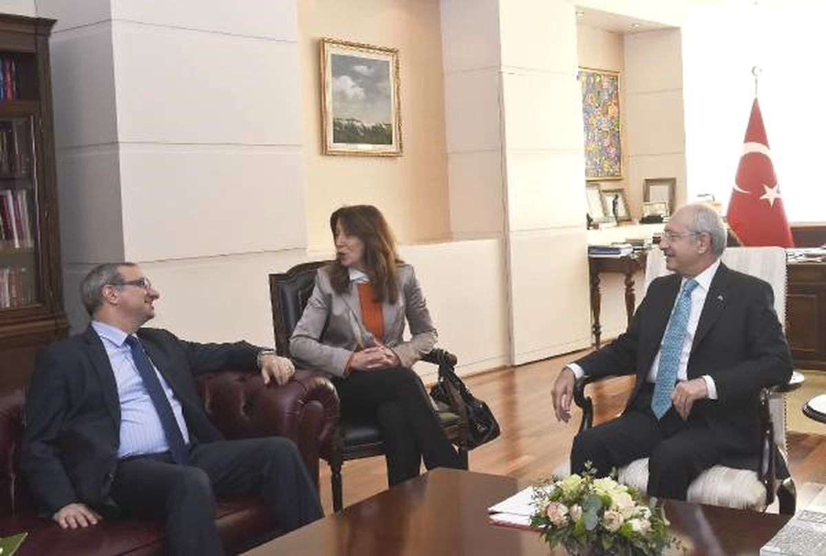 Kılıçdaroğlu, İsrail Büyükelçisi Naeh ile Görüştü