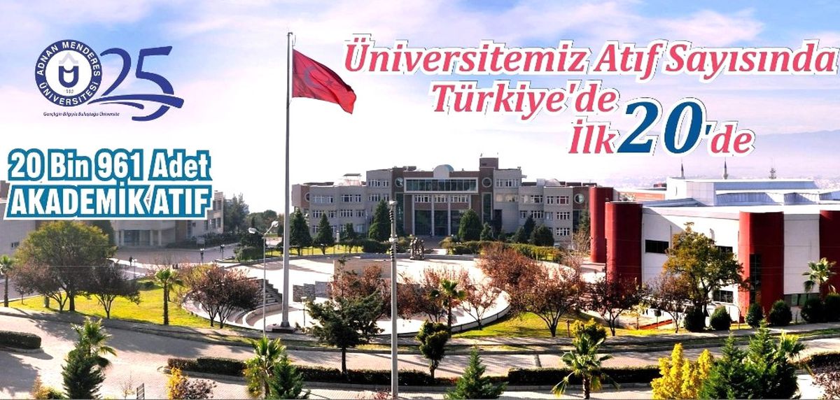 Adü Atıf Sayısında Türkiye\'de İlk Yirmide Yer Aldı