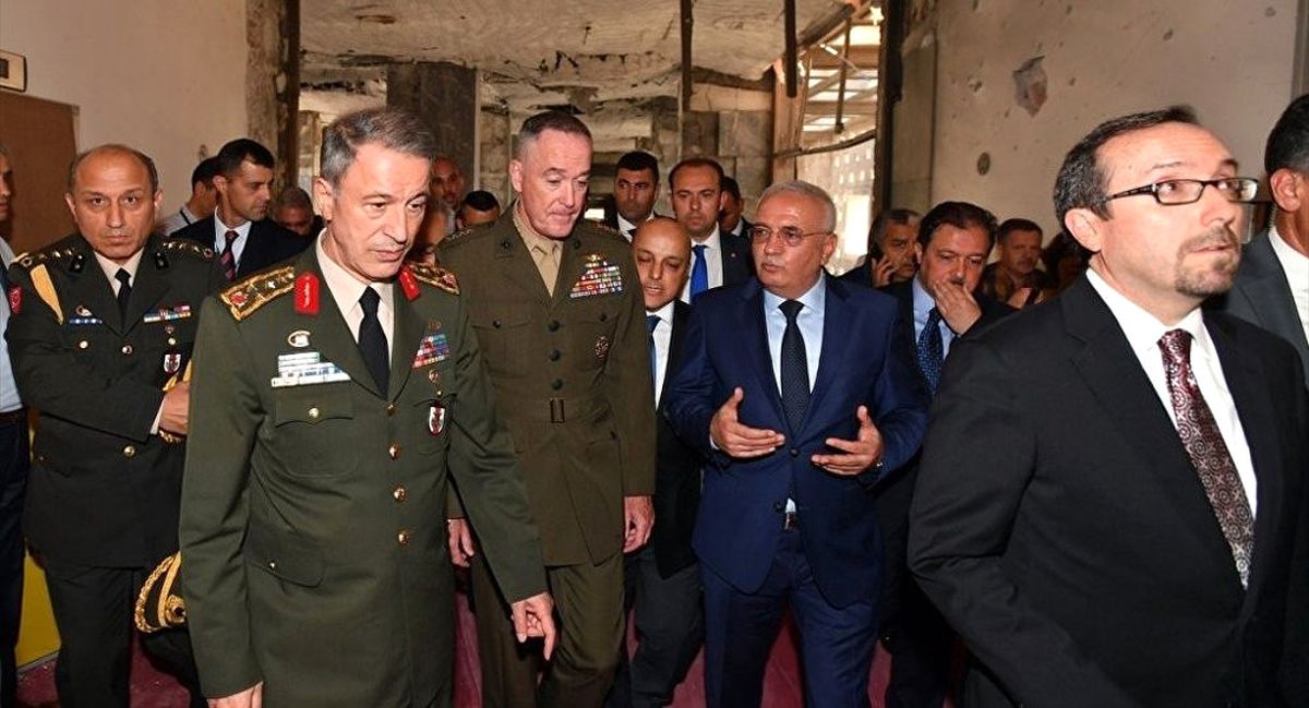Dha Arşiv - Genelkurmay Başkanları Hulusi Akar ve Joseph Dunford\'ın Görüşmesinden Arşiv Görüntüler