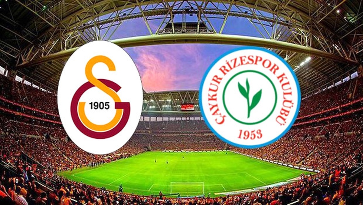 Galatasaray ile Çaykur Rizespor 34. Randevuda