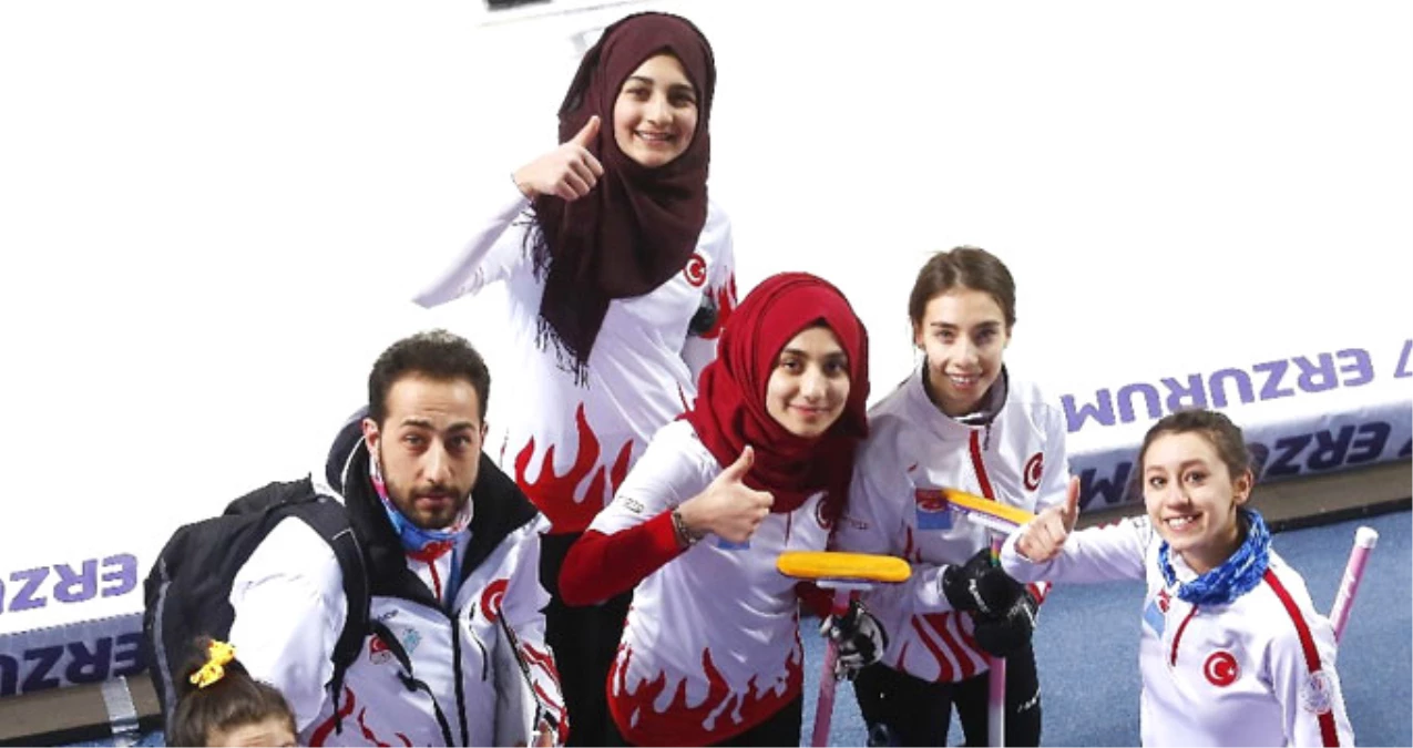 Gençler Kış Oyunlarında Kızlar Curling\'de Gümüş Madalya Kazandık