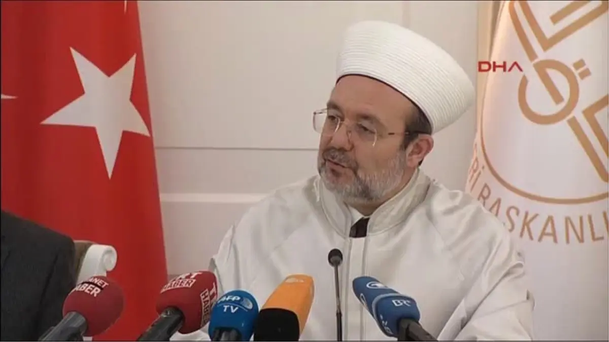 Görmez; Islamofobik Nefretin Seçim Atmosferlerinde Yarış Haline Getirilmesi Kabul Edilemez 4