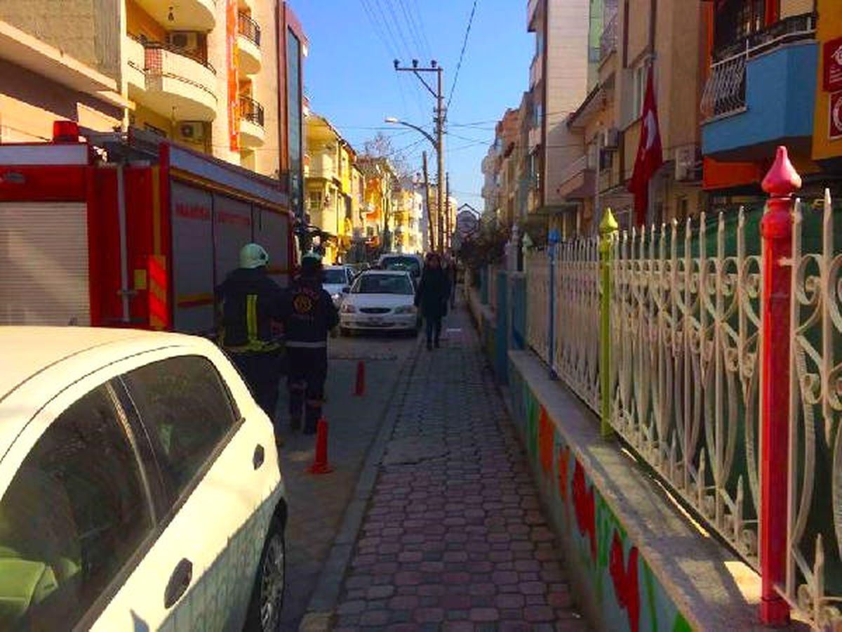 Minikleri Korkutan Yangın