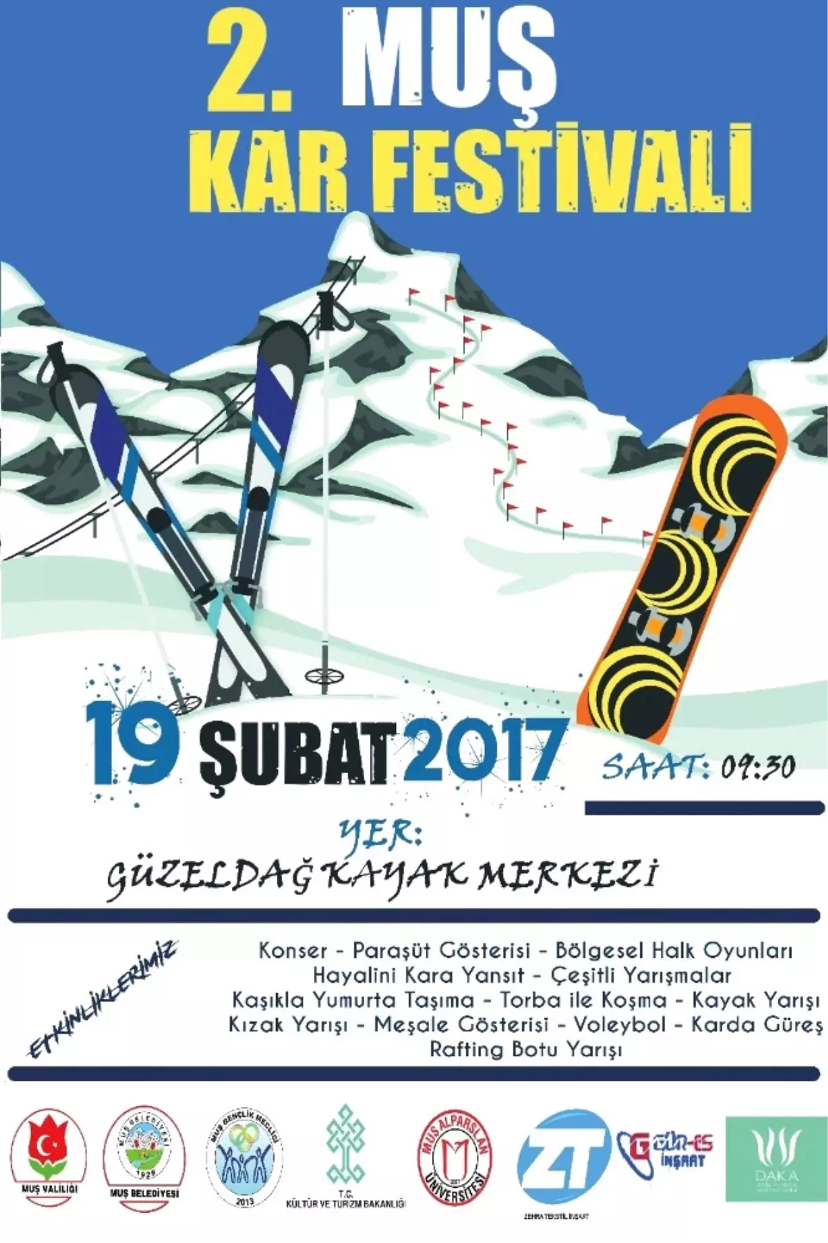 Muş\'ta \'Kar Festivali\' Hazırlığı