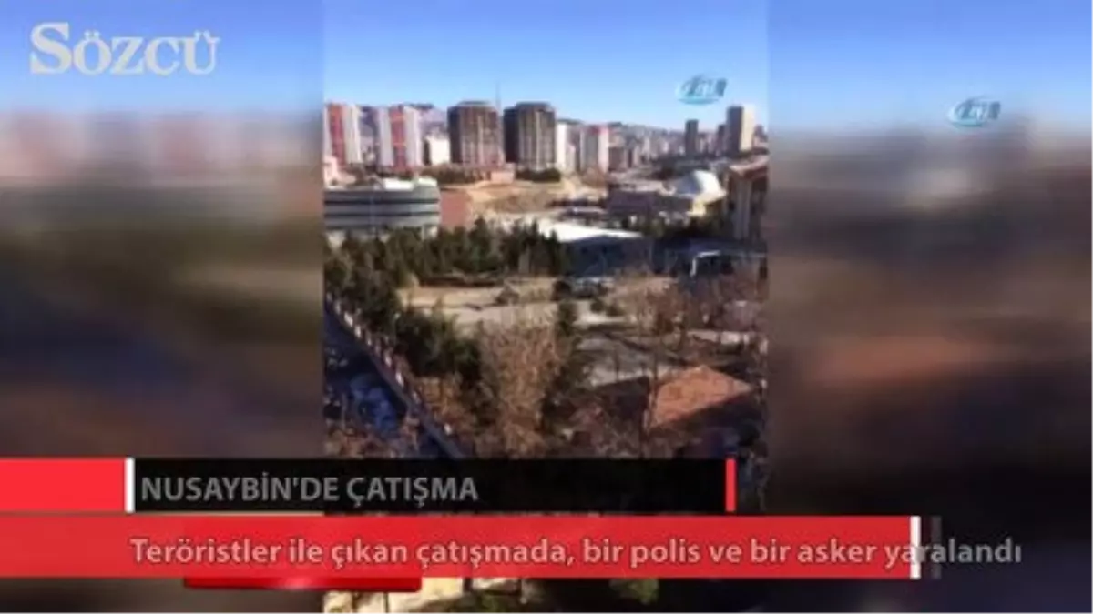 Nusaybin\'de Çatışma: 1 Polis ve 1 Asker Yaralı